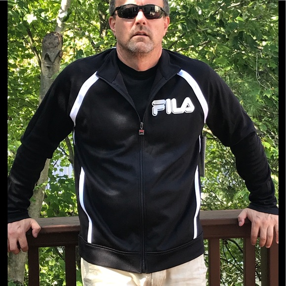 FILA Retro Logo Track Jacket - Picture 2 of 7